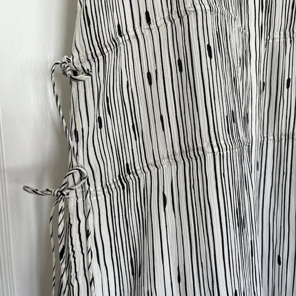 Designer! Brochu Walker Silk Sleeveless Button Up Dress | Size M - Picture 4 of 10